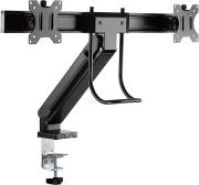 BP0102 DUAL MONITOR MOUNT, 1727'', WITH HANDLE, CURVED SCREENS LOGILINK