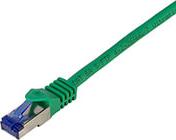 C6A015S CAT.6A S/FTP ULTRAFLEX PATCH CABLE 0.25M GREEN LOGILINK
