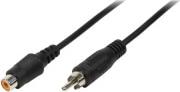 CA1032 AUDIO EXTENSION CABLE 1X CINCH MALE TO 1X CINCH FEMALE 5M LOGILINK