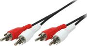 CA1039 AUDIO CABLE 2X2 CINCH MALE 2.5M LOGILINK