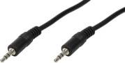 CA1048 AUDIO CABLE 2X 3.5MM MALE STEREO 0.2M BLACK LOGILINK από το e-SHOP