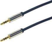 CA10500 AUDIO CABLE 2X 3.5MM MALE STEREO GOLD PLATED 5M DARK BLUE LOGILINK από το e-SHOP