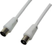 CA1060 ANTENNA CABLE MALE TO FEMALE 1.5M WHITE LOGILINK