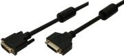 CD0005 EXTENSION DVI-D CABLE M/F DUAL LINK 5M BLACK LOGILINK από το e-SHOP