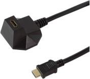 CH0041 HDMI EXTENSION CABLE WITH MAGNETIC STAND 1.5M BLACK LOGILINK
