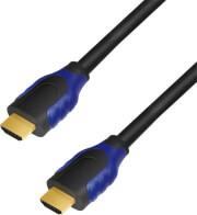 CH0061 HDMI CABLE HIGH SPEED WITH ETHERNET 4K/2K/60HZ 1M BLACK LOGILINK