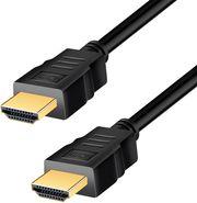 CH0100 HDMI CABLE HIGH SPEED WITH ETHERNET 4K/60HZ 1M BLACK LOGILINK