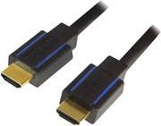 CHB004 HDMI CABLE A/M TO A/M 4K/60 HZ CERTIFIED BLACK/BLUE 1.8M LOGILINK