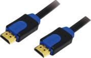 CHB1103 HDMI HIGH SPEED WITH ETHERNET V1.4 CABLE GOLD PLATED 3M BLACK LOGILINK
