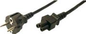 CP093 POWER CORD SCHUKO - C5 1.8M BLACK LOGILINK