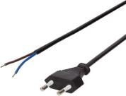 CP137 POWER CORD EURO PLUG (TYP C CEE 7/16) TO OPEN WIRE WITH CRIMP BARRE 1.5M BLACK LOGILINK από το e-SHOP