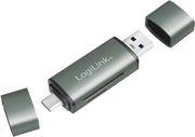 CR0043 USB 3.2 GEN1 CARD READER FOR SD AND MICROSD CARD ALUMINIUM CASE LOGILINK