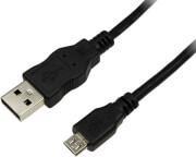 CU0059 USB 2.0 CONNECTION CABLE AM TO MICRO BM 3M BLACK LOGILINK