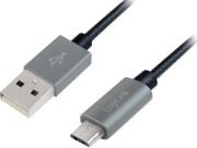 CU0132 USB TO MICRO USB SYNC AND CHARGING GRAY LOGILINK από το e-SHOP
