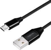 CU0144 USB-A 2.0 CABLE TO MICRO-USB MALE 1M LOGILINK