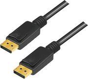 CV0139 DISPLAYPORT CABLE M/M 5M BLACK LOGILINK