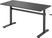 EO0027 MANUALLY ADJUSTABLE SIT-STAND DESK, BLACK LOGILINK