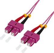 FIBER PATCH CORD OM4 SC-SC 20M DUPLEX LOGILINK