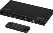 HD0052 HDMI SWITCH, 4X1-PORT, MULTIVIEWER, 1080P/60 HZ, SCALER LOGILINK από το e-SHOP