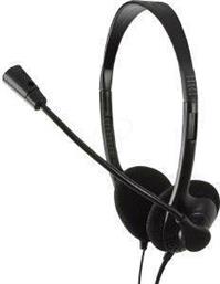 HS0001 STEREO HEADSET WITH MICROPHONE DELUXE LOGILINK από το PLUS4U