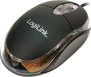 ID0010 OPTICAL NOTEBOOK MOUSE USB 800DPI WITH LED BLACK LOGILINK