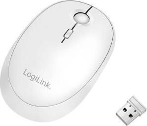 ID0205 WIRELESS - BLUETOOTH DUAL MODE MOUSE 2.4GHZ 1000/1600DPI WHITE LOGILINK