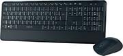 IDO161 WIRELESS KEYBOARD MOUSE SET SLIM BLACK LOGILINK