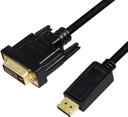 ΚΑΛΩΔΙΟ DVI-D MALE ΣΕ DISPLAYPORT MALE - 5M LOGILINK