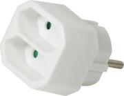 LPS218 POWER SOCKET ADAPTER WITH 2 EURO SOCKETS WHITE LOGILINK από το e-SHOP