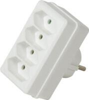 LPS220 POWER SOCKET ADAPTER WITH 4 EURO SOCKETS WHITE LOGILINK από το e-SHOP