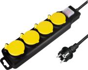 LPS254 POWER STRIP 4-WAY WITH SWITCH 4X CEE 7/3 OUTDOOR LOGILINK