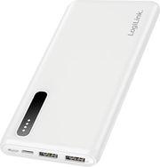 MOBILE POWER BANK LIPO 8.000MAH WHITE LOGILINK