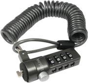 NBS004 HEAVY DUTY SECURITY CABLE WITH 4-DIAL COMBINATION LOCK BLACK LOGILINK