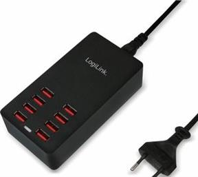 PA0140 8-PORT USB TABLE CHARGER 240V 5V/8.8A LOGILINK