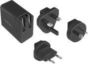 PA0187 USB SOCKET TRAVEL ADAPTER FOR 2.1A FAST CHARGING 10.5W LOGILINK