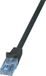 PATCH CABLE CAT.6A U/UTP, BLACK, 10M LOGILINK