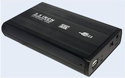ΘΗΚΗ ΣΚΛΗΡΟΥ ΔΙΣΚΟΥ 3,5 USB 2.0 SATA BLACK ALU LOGILINK