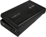 UA0107 3.5'' SATA HDD ENCLOSURE USB 3.0 ALUMINIUM BLACK LOGILINK