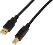 UA0264 USB 2.0 ACTIVE REPEATER CABLE USB A-MALE - USB B-MALE 10M BLACK LOGILINK