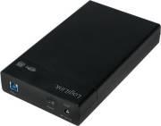 UA0276 3.5'' SATA HDD SCREWLESS ENCLOSURE USB 3.0 BLACK LOGILINK