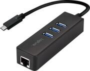 UA0283 USB 3.2 USB-C TO GIGABIT ETHERNET ADAPTER AND 3X USB 3.0 LOGILINK από το e-SHOP