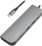 UA0343 USB-C MULTIFUNCTION HUB 1X USB-C PD 2.0/2X USB 3.0/1X MICRO SD/1X SD/1X HDMI LOGILINK από το e-SHOP
