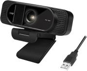 UA0381 FULL HD WEBCAM, 96°, DUAL MICROPHONE, PRIVACY COVER LOGILINK