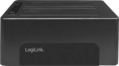 USB 3.0, 2-BAY DOCKING STATION FOR 2.5/3.5 HD LOGILINK
