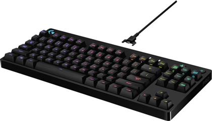 G G PRO GAMING ΜΗΧΑΝΙΚΟ ΕΝΣΥΡΜΑΤΟ ΠΛΗΚΤΡΟΛΟΓΙΟ TENKEYLESS ΜΕ GX BLUE ΔΙΑΚΟΠΤΕΣ ΜΑΥΡΟ (US) LOGITECH
