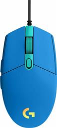 G G102 LIGHTSYNC GAMING MOUSE ΜΠΛΕ GAMING ΕΝΣΥΡΜΑΤΟ ΠΟΝΤΙΚΙ LOGITECH