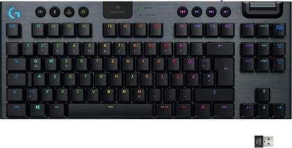 G G915 TKL ΑΣΥΡΜΑΤΟ GAMING ΜΗΧΑΝΙΚΟ ΠΛΗΚΤΡΟΛΟΓΙΟ TENKEYLESS ΜΕ GL TACTILE ΔΙΑΚΟΠΤΕΣ ΚΑΙ RGB ΦΩΤΙΣΜΟ (US) LOGITECH