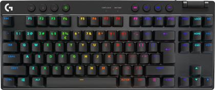 G PRO X GAMING ΜΗΧΑΝΙΚΟ AΣΥΡΜΑΤΟ ΠΛΗΚΤΡΟΛΟΓΙΟ TKL ΜΕ ΦΩΤΙΖΟΜΕΝΑ ΠΛΗΚΤΡΑ RGB (US) - ΜΑΥΡΟ LOGITECH