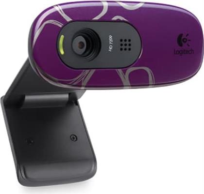WEB CAMERA C270 PURPLE PEBBLES - ΛΕΥΚΟ LOGITECH