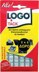TACK 1+1 ΔΩΡΟ ΛΕΥΚΟ LOGO από το e-SHOP